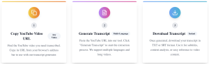 how to transcribe youtube video